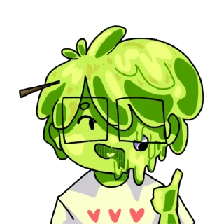 🙃 emoji Slime!¡ Telegram sticker 12 of 16