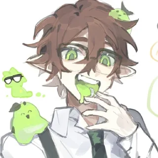 🍏 emoji Slime Telegram sticker 12 of 30