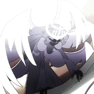 🧡 emoji БОЛЬШЕ ⇨ @CLOOBHUB СЕРА ОТЕЛЬ ХАЗБИН HAZBIN HOTEL Telegram sticker 8 of 73