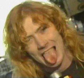 🧡 emoji Dave Mustaine Telegram sticker 15 of 84