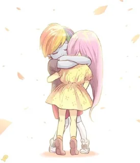 🤗 emoji Флаттершай от Крокозябры Telegram sticker 24 of 92