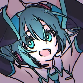 🌟 emoji ♪Хацунэ Мику♪ @miyasan2 Telegram sticker 5 of 120