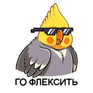 😎 emoji Попка (@TgSticker) Telegram sticker 4 of 48