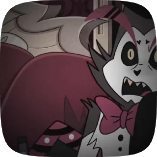🐈‍⬛ emoji БОЛЬШЕ ⇨ @CLOOBHUB ХАСК ОТЕЛЬ ХАЗБИН HUSK HAZBIN Telegram sticker 7 of 38