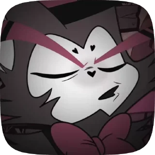 🐈‍⬛ emoji БОЛЬШЕ ⇨ @CLOOBHUB ХАСК ОТЕЛЬ ХАЗБИН HUSK HAZBIN Telegram sticker 13 of 38