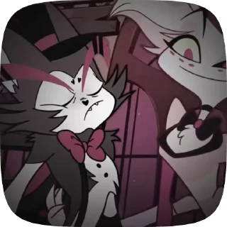 🐈‍⬛ emoji БОЛЬШЕ ⇨ @CLOOBHUB ХАСК ОТЕЛЬ ХАЗБИН HUSK HAZBIN Telegram sticker 11 of 38