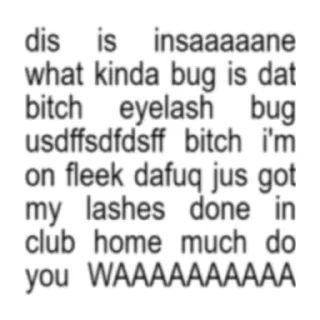 Sticker from brat no context deluxe