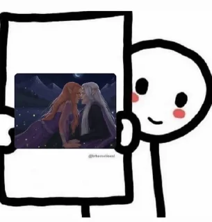 🤍 emoji камі любіть ліама Telegram sticker 8 of 32