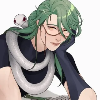 🐍 emoji 𝑩𝒂𝒊𝒛𝒉𝒖 @holopthomy Telegram sticker 22 of 30