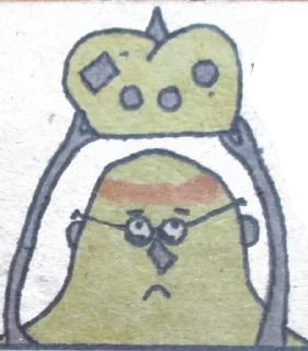 🤕 emoji 🖤💛Император Telegram sticker 7 of 42