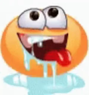 🤤 emoji какашки Telegram sticker 20 of 49