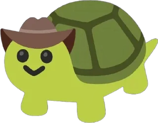 🌟 emoji A TURTLE 🐢 Telegram sticker 23 of 25