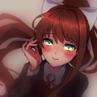 🎀 emoji MONIKA🎀@stikeriotgogolya Telegram sticker 20 of 75