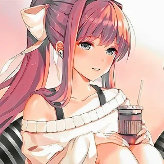 🎀 emoji MONIKA🎀@stikeriotgogolya Telegram sticker 6 of 75