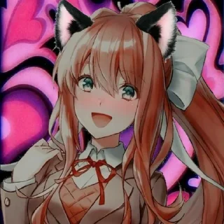 🎀 emoji MONIKA🎀@stikeriotgogolya Telegram sticker 24 of 75