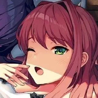 🎀 emoji MONIKA🎀@stikeriotgogolya Telegram sticker 10 of 75