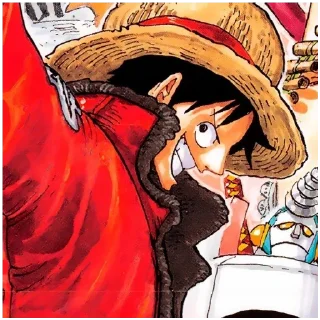 🍔 emoji Luffy by @mkldaaa Telegram sticker 18 of 30