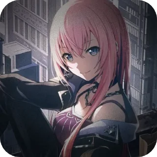 👄 emoji ⊹𝆹𝅥𝆹𝅥Megurine Luka𝆹𝅥𝆹𝅥⊹ Telegram sticker 19 of 31
