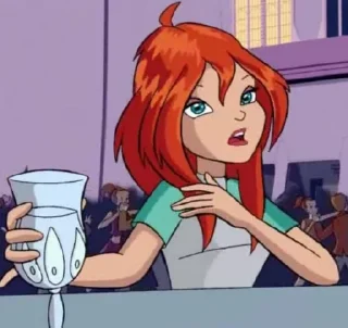 😔 emoji WINX CLUB Telegram sticker 11 of 87