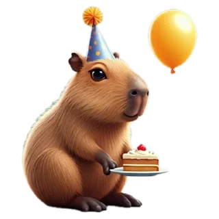 🌟 emoji Капибара там, сям... Telegram sticker 5 of 120