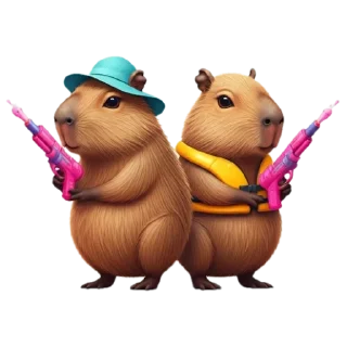 🌟 emoji Капибара там, сям... Telegram sticker 8 of 120