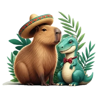 🌟 emoji Капибара там, сям... Telegram sticker 15 of 120