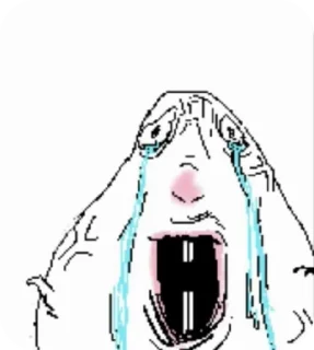 😭 emoji ◌|крейчиз Telegram sticker 17 of 94