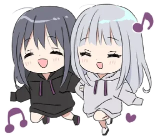 🖤 emoji ꣑୧  ꒰  🎶  @plusikradom ! Telegram sticker 18 of 24