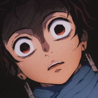 😶 emoji Танджиро Telegram sticker 21 of 30