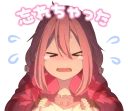 😣 emoji Yuru Camp Telegram sticker 13 of 40