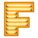 🔠 emoji Glowing Font Telegram sticker 6 of 65
