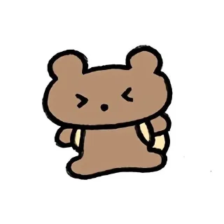🤎 emoji Lovely Teddy by @symmiko Telegram sticker 5 of 30