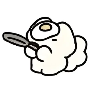 🤍 emoji Lovely Teddy by @symmiko Telegram sticker 7 of 30