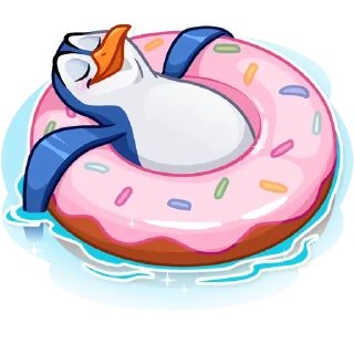 😌 emoji Penguin Kevin Telegram sticker 21 of 25