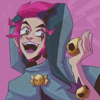🤡 emoji люблю Честера @wtteotr Telegram sticker 9 of 24