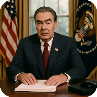 🇺🇸 emoji Брежнев Telegram sticker 17 of 56