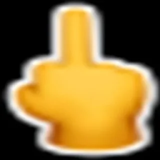 🖕 emoji стикеры для емілі Telegram sticker 23 of 85