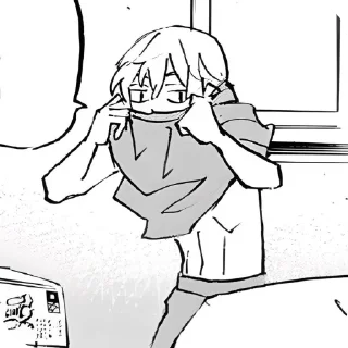✋ emoji Manjiro Sano (Mikey) Telegram sticker 6 of 120