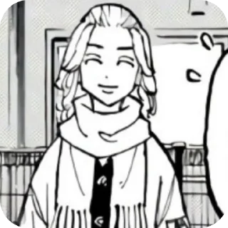 🥰 emoji Manjiro Sano (Mikey) Telegram sticker 9 of 120