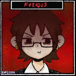 😡 emoji Тапочка Стасик, but is ОМОРИ Telegram sticker 9 of 19
