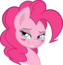 😏 emoji Пинки Пай Telegram sticker 21 of 58