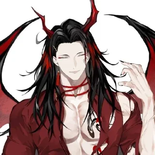 🙂 emoji Vox Akuma VTuber Telegram sticker 7 of 18