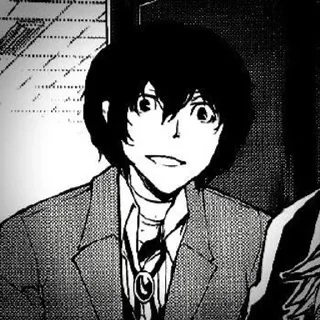 🥀 emoji ✧ dazai by @helpfrhoshi ! ! Telegram sticker 13 of 30