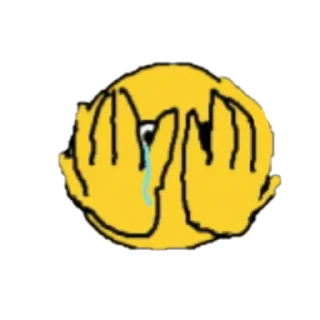 😓 emoji жёлтые ебала пнг @stolen_meme_s Telegram sticker 23 of 45