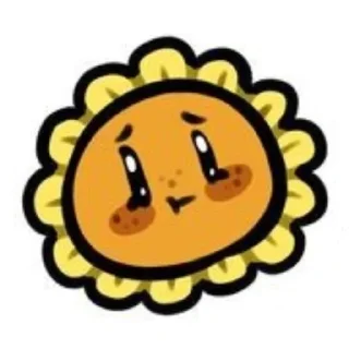🌻 emoji Pvz | Sunflower Telegram sticker 18 of 103