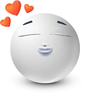 🤩 emoji White Face Emoji @MoiStikiBot Telegram sticker 11 of 95