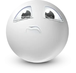 🤩 emoji White Face Emoji @MoiStikiBot Telegram sticker 19 of 95