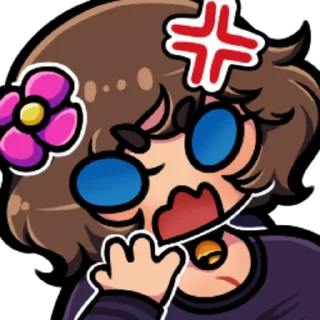 🤬 emoji Jenny & 🥴 Telegram sticker 3 of 23