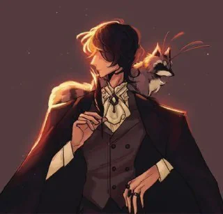 Sticker from Эдгар По -> @animebotsa