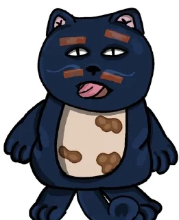 🥵 emoji Котик по имени Дакиблю. Telegram sticker 11 of 30